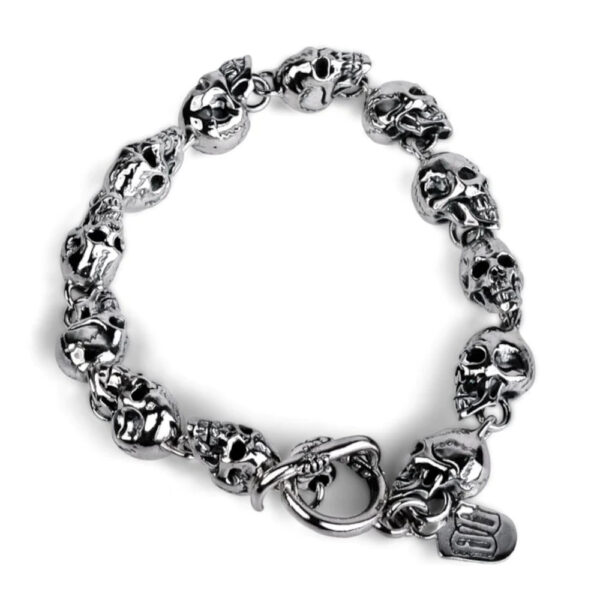Black Baron – Armband „Line of Skull Small“